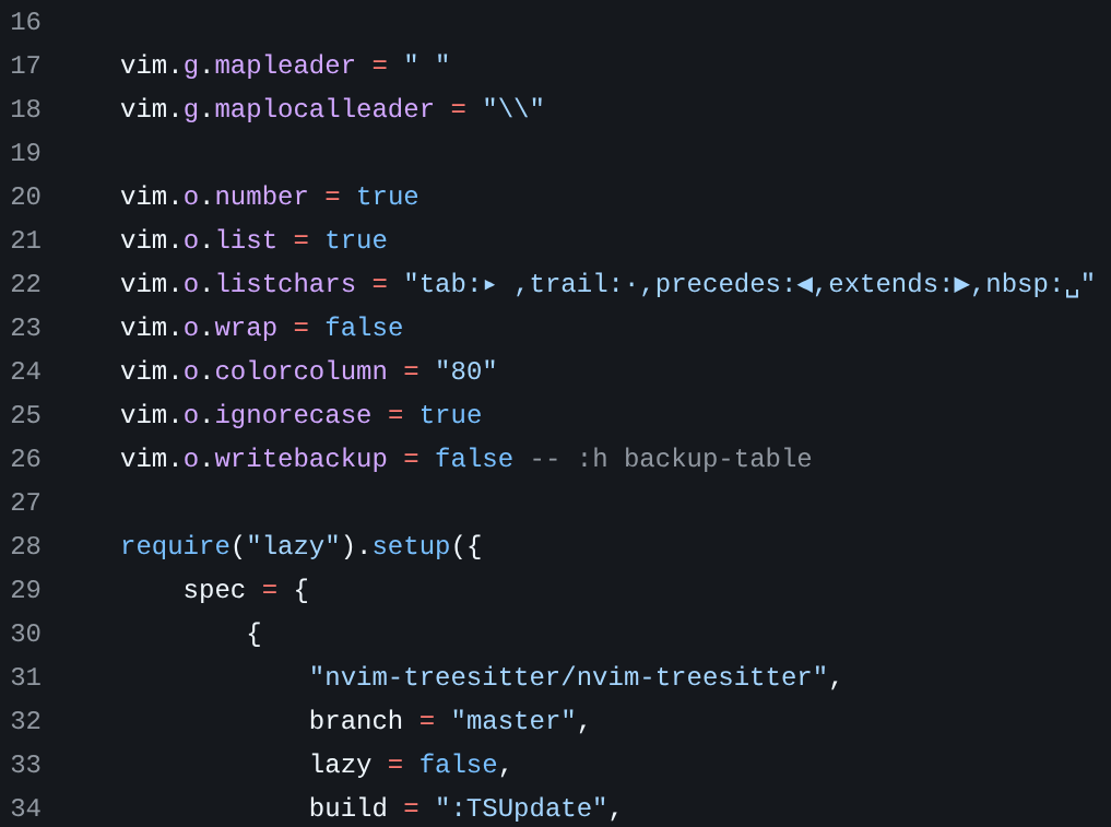 Скриншот init.lua