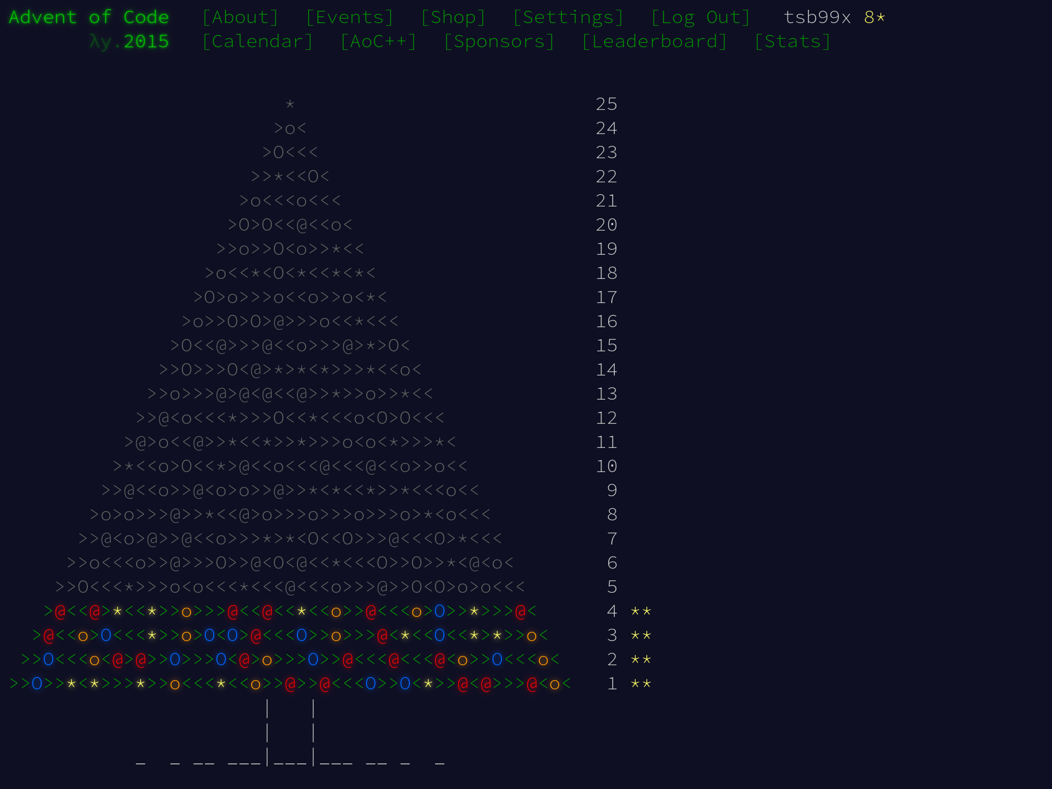 Восемь звёзд в копилке