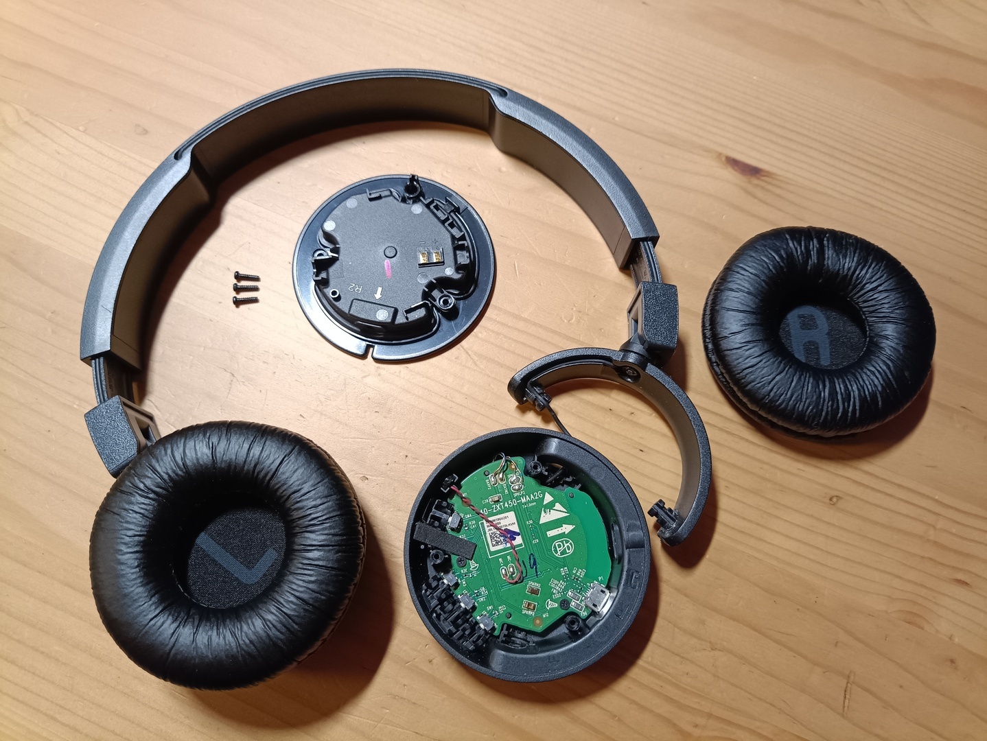 В разобранном виде