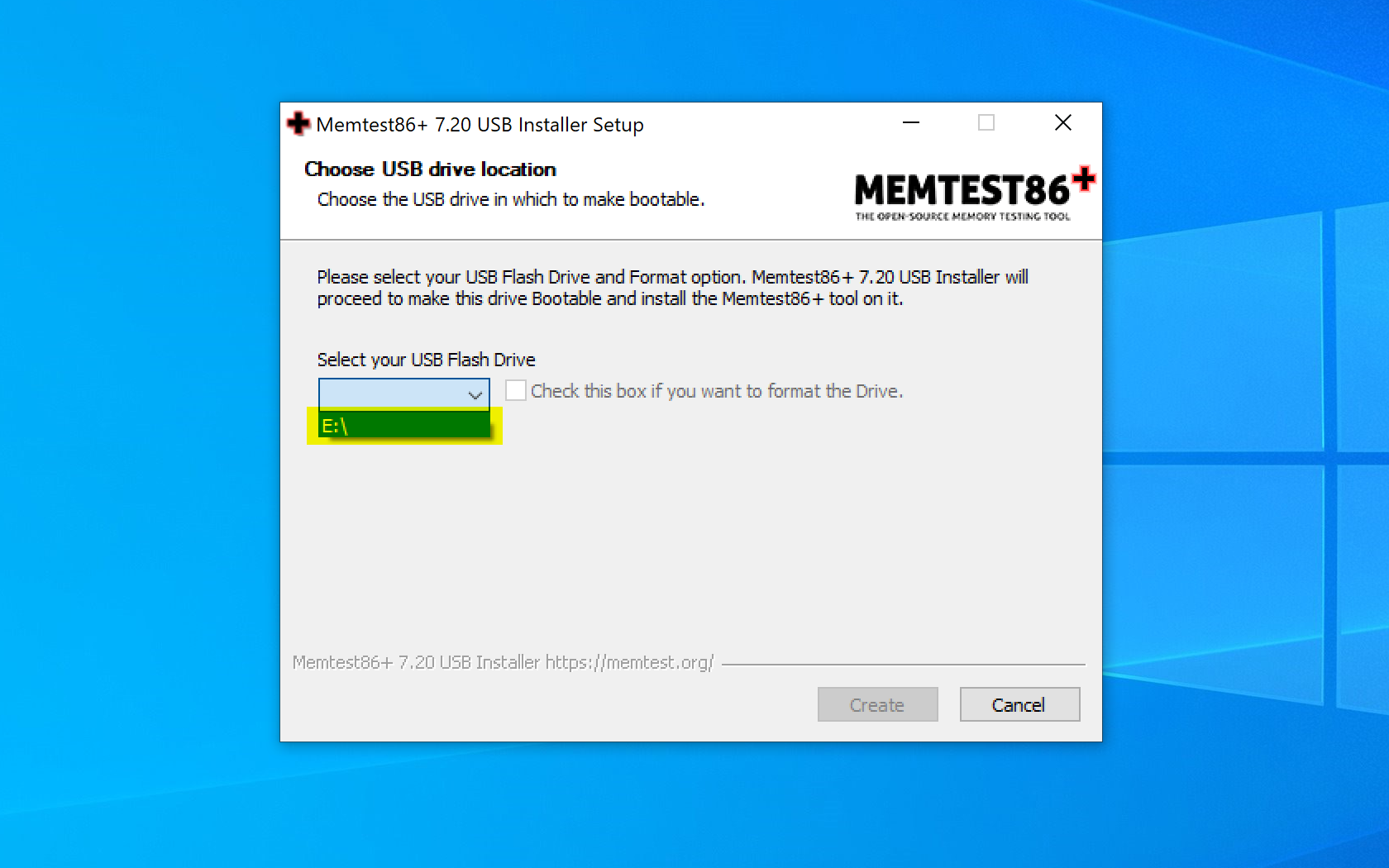 Выбор USB-флешки